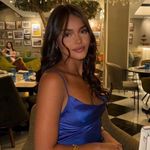 ZARA  dress maxi long open back satin effect blue bodycon wedding party cocktail Photo 11