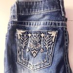 Miss Me  Bling Flower Pocket Jeans Size 25 Photo 1
