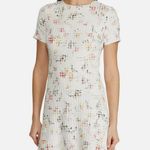 Ralph Lauren Lauren white floral checkered print summer dress size 0 Photo 2