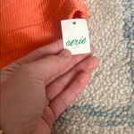 Aerie  Ultra High rise Orange Ribbed bathing suit bottoms Photo 1