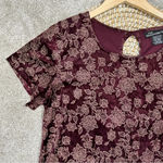 No Boundaries  Vtg Y2K Crushed Velvet Maxi Dress Red Whimsy Goth Fairy Juniors 15 Photo 4