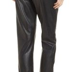 David Lerner  FAUX LEATHER JOGGERS sz SMALL Photo 1