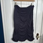 Neon Buddha Women's Jackson Ruched Skirt in Navy Blue W1731 Sz S Photo 6