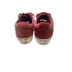 Vans  Ward Platform Red/Plaid Lace Up Sneakers Shoes, Sz 6 Photo 2