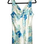 Oscar de la Renta  Floral Nightie Slip Dress Women's Blue Size Medium Photo 1