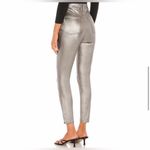 We The Free Free People Phoenix Coated High-Rise Skinny Jeans in Silver Size 27 Photo 8