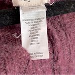 A New Day  Collar Cape Stretchy Burgundy Poncho Sweater One Size Photo 5