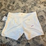 Athleta Women's White Board Shorts with Pink Accents Photo 2