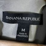 Banana Republic Womens Sheath Dress Sparkle Metallic Short Sleeve Size M Elegant Photo 3