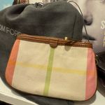 Burberry Pink and Brown Wristlet Pouch Photo 2