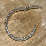 Judith Ripka Diamonique CZ Sterling Silver Hinged Cuff Bracelet Photo 9