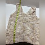 Loft women’s knitted Cream tank top size large petite Photo 6