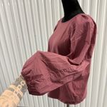 A New Day Women’s Dusty Rose Puffy Long Sleeve Blouse Size XL Photo 2