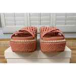 Ulla Johnson Gili Woven Leather Flatform Sandals Sundew Size 9/9.5 US 40 EU NIB Photo 6