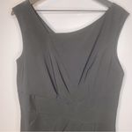 White House | Black Market Asymmetrical Top Black Sleeveless Dress Size 14 Photo 2