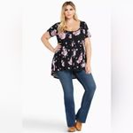 Torrid Dark Medium Wash Super Stretch Luxe Slim Boot Size 22 Extra Short Photo 1