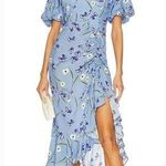Yumi Kim  Lenora Midi Dress in Meadow Mist Blue Photo 0