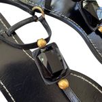 Tory Burch  Jeweled T-Strap Thong Sandal Black Size 7.5 Photo 5