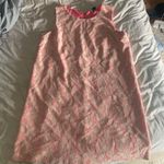 H&M White and Pink Lace Shift Dress - Size Large Photo 1