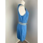 Lilly Pulitzer  Blue Gold Belted Kirkland Dress 10 Photo 1
