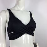 Tahari Wrap Bikini Top Size L Black Photo 4