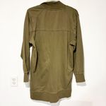 Anthropologie Daily Practice by  Green Meru Mini Sweatshirt Dress Half Zip Large Photo 5