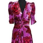 RHODE Leanna Floral Velvet Mini Dress Photo 7