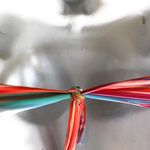 Fringed Bandeau Bikini‎ Top Blue Photo 3