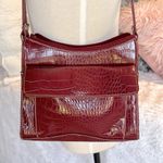 Villager Y2K  Liz Claiborne Red Alligator Croc Mock Purse Photo 1