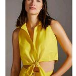 Anthropologie New Maeve Tie Front Pant Set Size 16W Photo 8