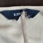 EXPRESS Golden Yellow V Neck Wrap Look, Ruffle Edges Draped Midi Dress Sz S Photo 8