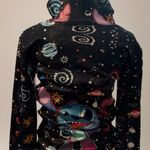 Handmade Galaxy Print Cowl Neck Sweater Photo 3