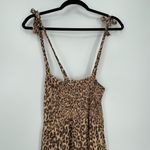 Faithfull the Brand Women's Mila Animal Print Tie Straps Elsa Jumpsuit Size XS Photo 10