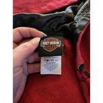 Harley Davidson Women’s Hoodie, Red With Black Embroidered Sequins, Zip Medium Photo 6