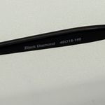 Nicole Miller Black Sunglasses Pink Lens Slim Cat Eye Rhinestone Accent Designer Photo 3