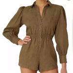 We Wore What  100% Linen Romper size XS Photo 0