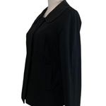 Lafayette 148  Medium Black Baby Doll Collar Black Jacket Photo 2
