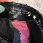 Gretta faux leather croc embossed sling back peep toe heels black size 6 Photo 7