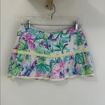 Lilly Pulitzer Luxletic Dara Skort Resort White Mermaid Print Photo 2