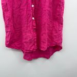 Aldo Marino Positano Linen Hot Pink Button Photo 2