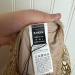 SheIn  Frenchy NWT beige/pink lace sleeveless top open back size medium B36 Photo 9