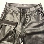 a.n.a  black faux leather skinny jean pants Photo 3