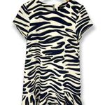 The Fifth Label  | Small | DESIGNER White with Blue Green Zebra Print Dress Photo 0