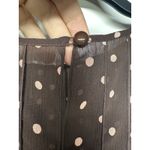 Sandra Darren  Dress Women’s 10P Semi-Sheer Polka Dot Zipper Sleeveless 10 Petite Photo 4