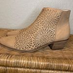 Caslon Nubuck Leather Perforated Cutout Jamie Bootie Size 9.6 Photo 6