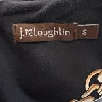 Sheath Dress Catalina. Black with Gold and Purple Photo 5