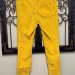 Free People  mustard raw hem corduroy jeans Photo 4