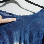 Shoreline VTG Orange Blue Swirl Tie Dye Maxi Dress Stars 1XL Hippie America Asymmetric Hem Photo 6