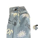 Disney  Parks Jean Jacket Adult XL Oversized Blue Denim Critters Pluto Shacket Photo 5