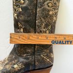 Circle G  Marietta Brown Distressed Leather Embroidered Cowboy Snip Boot Sz 8.5 M Photo 10
